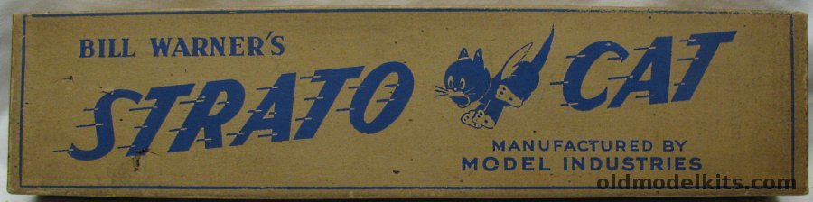 Model Industries Bill Warner's Strato-Cat (Stratocat) - 30 or 36 Inch Wingspan Gas Powered Wooden Control Line Aircraft Model plastic model kit